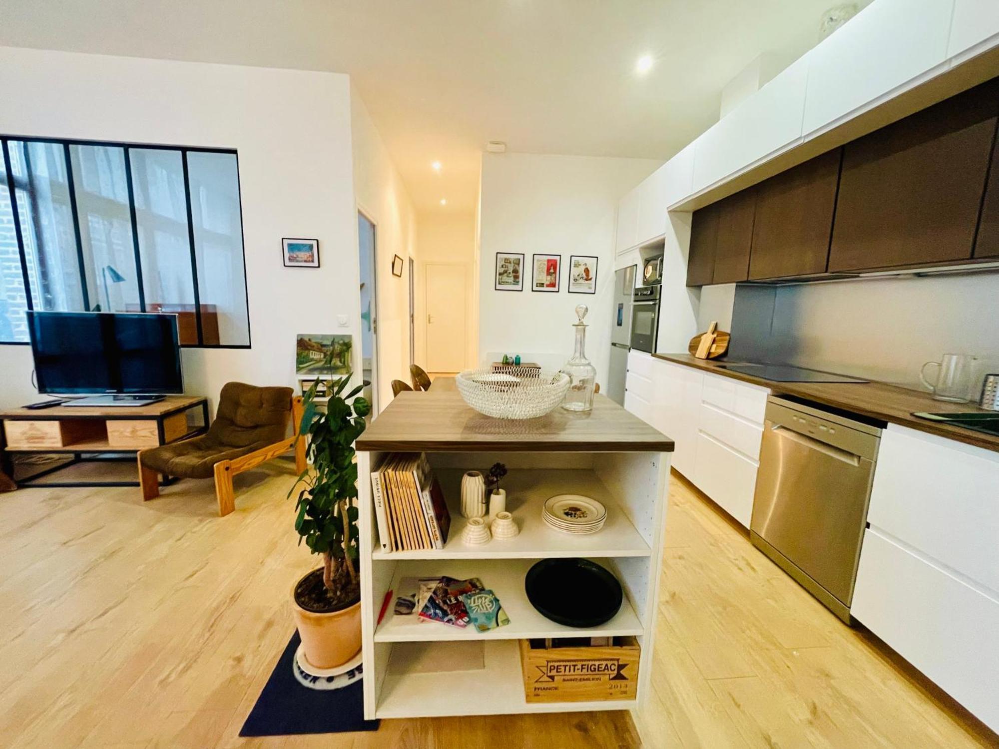 Liberte - Grand Appartement 4 Pers Avec Parking Lille Centre Esterno foto